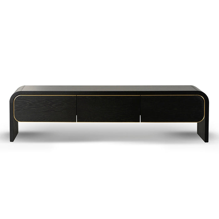 CTV8526-VA 2m TV Entertainment Unit - Textured Espresso Black