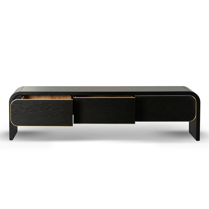 CTV8526-VA 2m TV Entertainment Unit - Textured Espresso Black