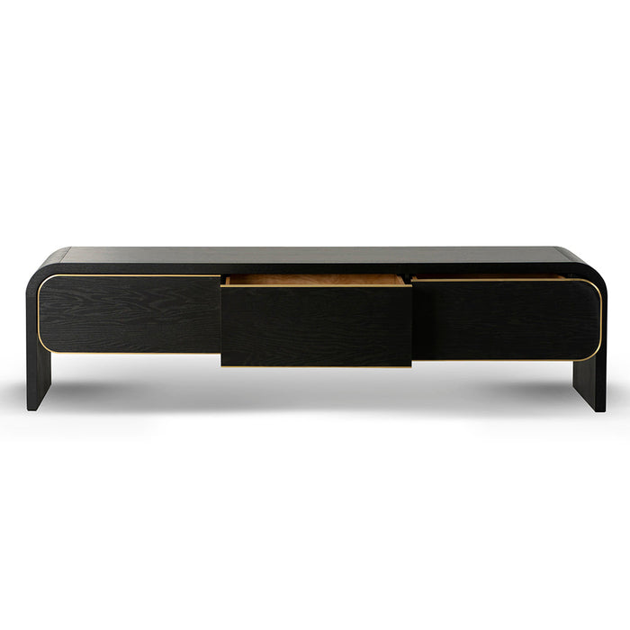 CTV8526-VA 2m TV Entertainment Unit - Textured Espresso Black