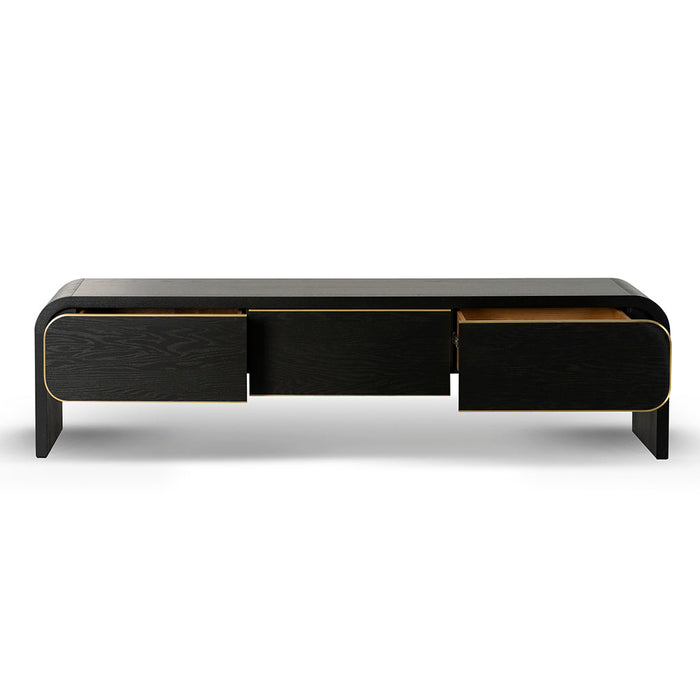 CTV8526-VA 2m TV Entertainment Unit - Textured Espresso Black