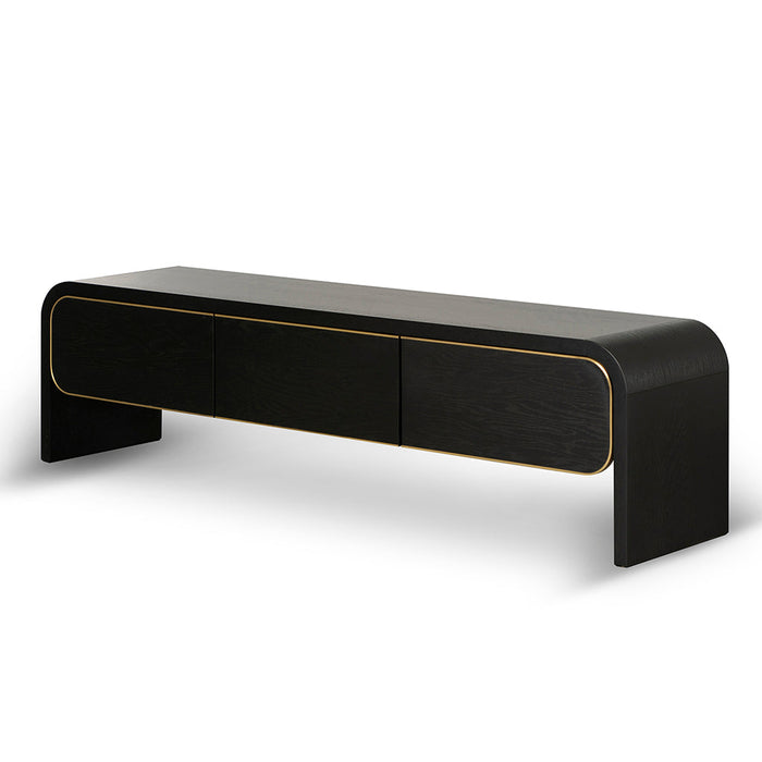 CTV8526-VA 2m TV Entertainment Unit - Textured Espresso Black