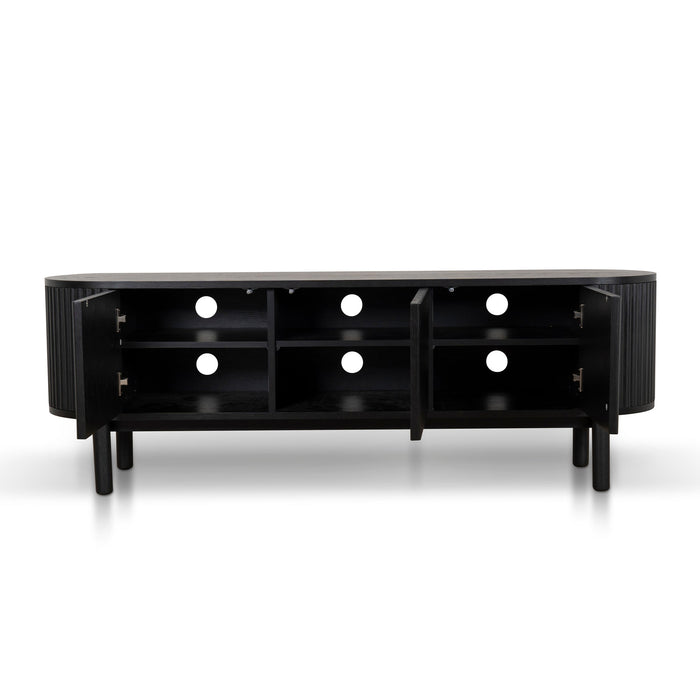 CTV8616-KD 1.6m TV Entertainment Unit - Full Black