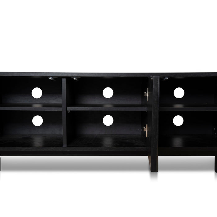 CTV8616-KD 1.6m TV Entertainment Unit - Full Black