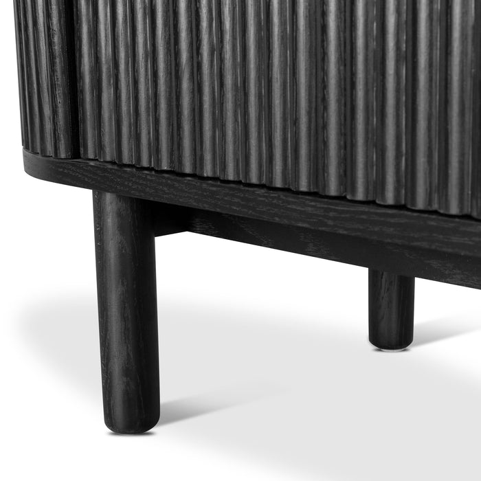 Melita 2m TV Entertainment Unit - Full Black