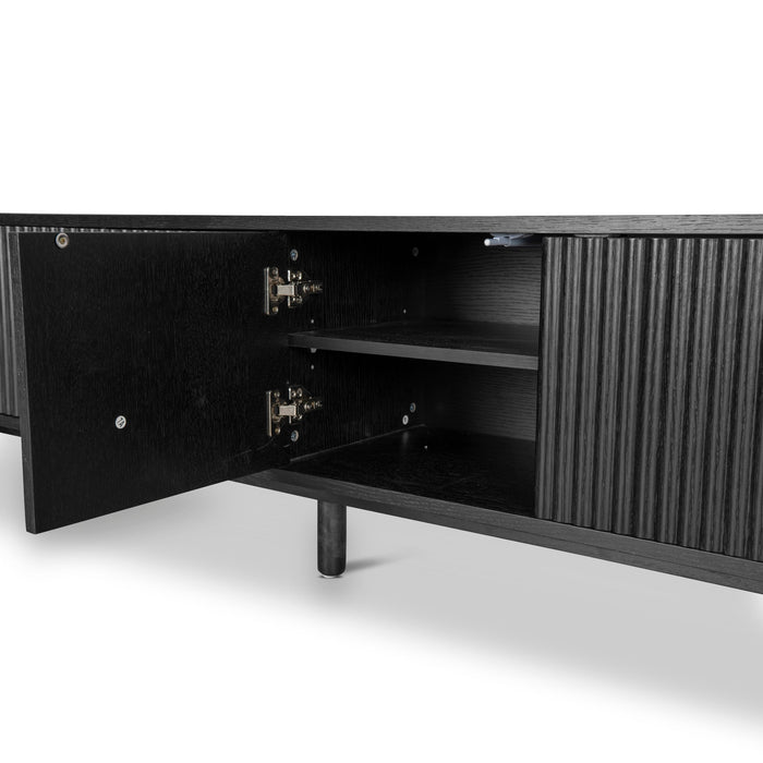 Melita 2m TV Entertainment Unit - Full Black