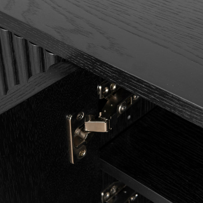 Melita 2m TV Entertainment Unit - Full Black