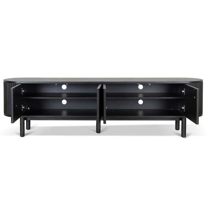 CTV8618-KD 2m TV Entertainment Unit - Full Black