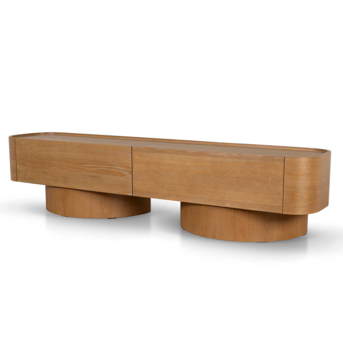 Tv Rack Dusty Gidon 2.2m TV Entertainment Unit - Dusty Oak
