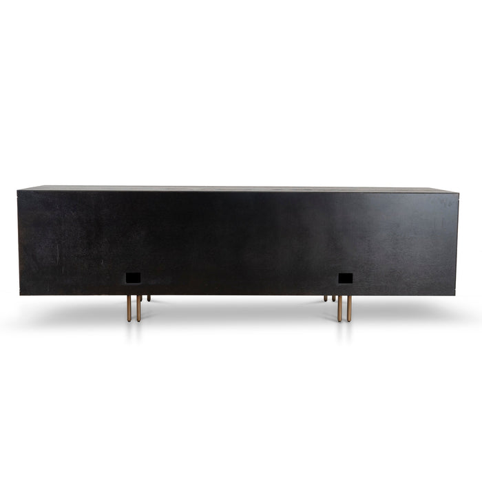 CTV8700-VA 2m TV Entertainment Unit - Textured Espresso Black