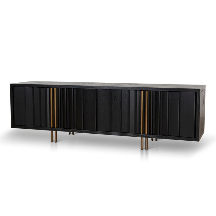 CTV8700-VA 2m TV Entertainment Unit - Textured Espresso Black