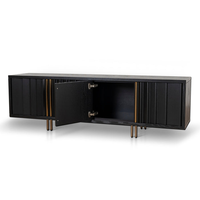 CTV8700-VA 2m TV Entertainment Unit - Textured Espresso Black