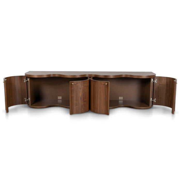 CTV8709-VA 2.15m TV Entertainment Unit - Light Walnut