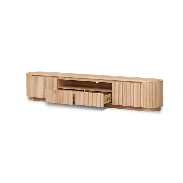 CTV8769-MA 2.4m TV Entertainment Unit - NZ Natural Ash