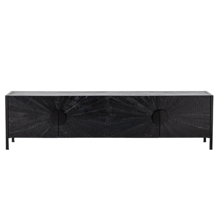 CTV8952-NI 2.1m Wooden TV Entertainment Unit - Black