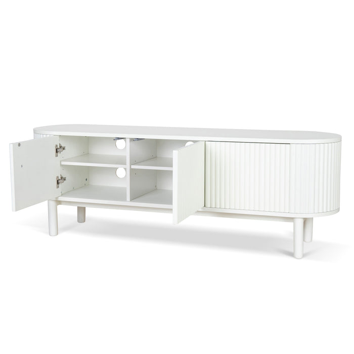 CTV8988-KD 1.6m TV Entertainment Unit - Full White