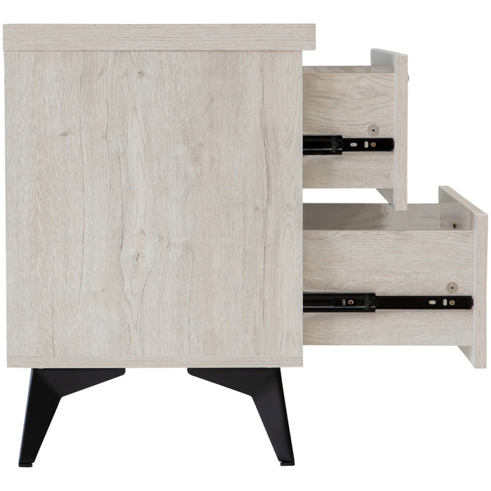 Bayville 2 Drawer Bedside Table