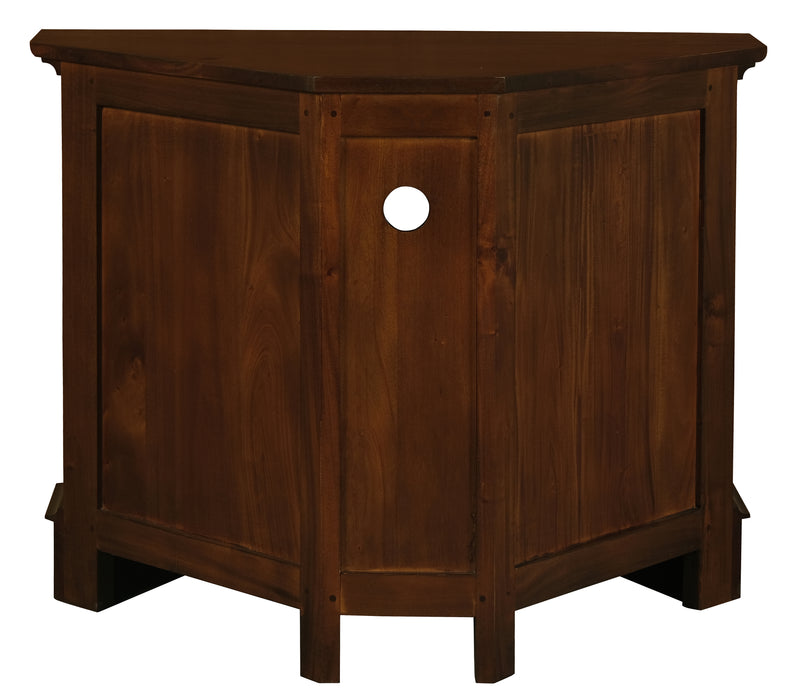 Tasmania 2 Door Corner TV Stand (Mahogany)