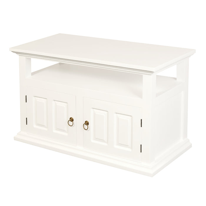 Tasmania 2 Door TV Stand (White)