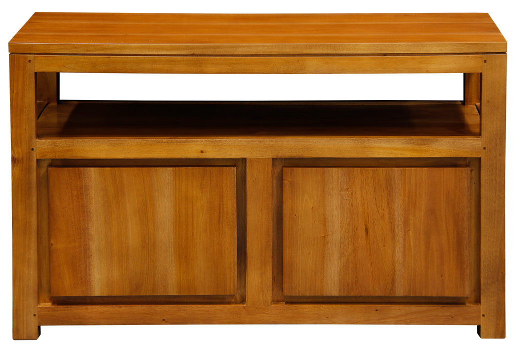 Amsterdam 2 Door TV Stand (Light Pecan)