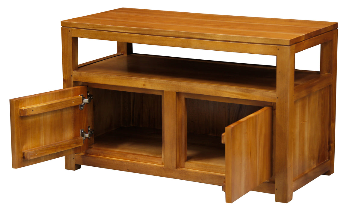 Amsterdam 2 Door TV Stand (Light Pecan)