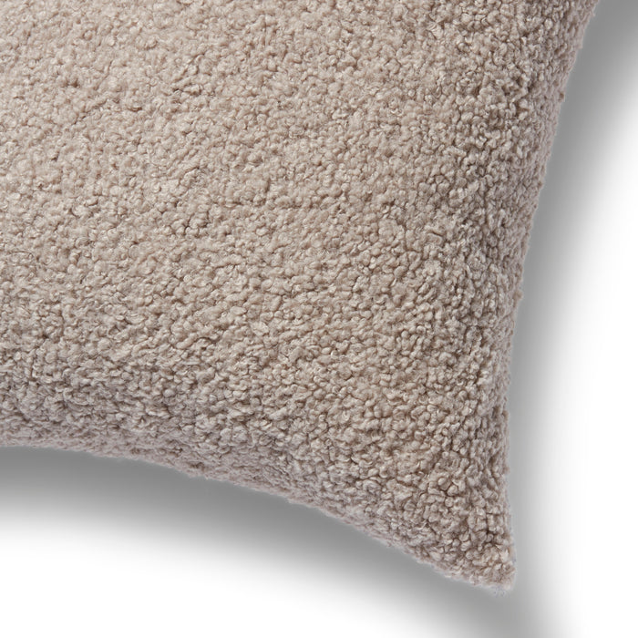 Teddy 50 x 50 Cushion - Latte, 50cm (H)