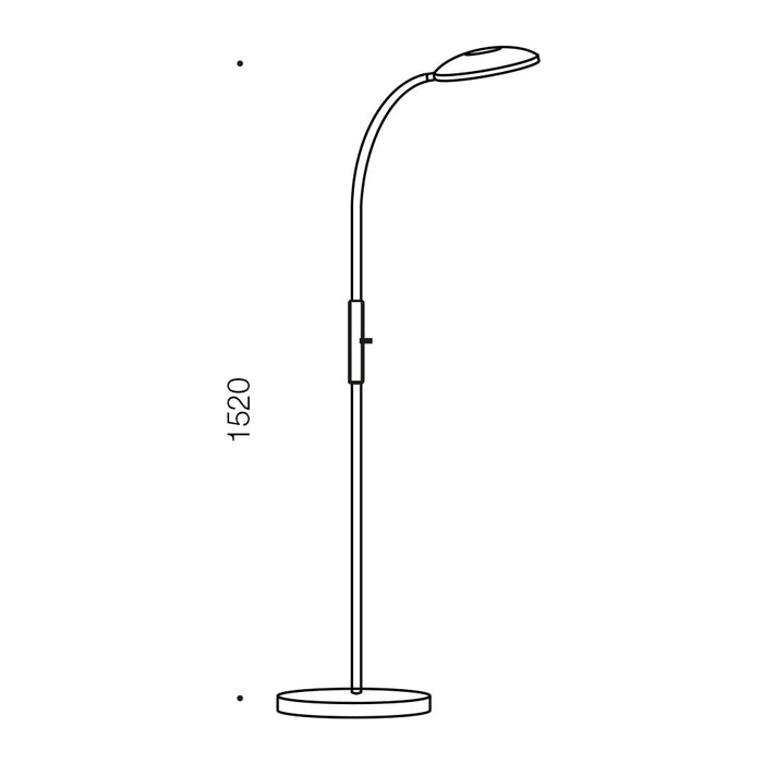 Tyler Led Floor Lamp - Black