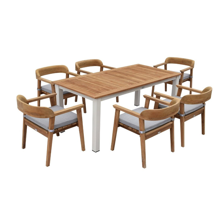 Florence Teak Outdoor Dining Chair - Raffinata