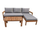 Rome Teak Modular Outdoor Lounge Set - Raffinata