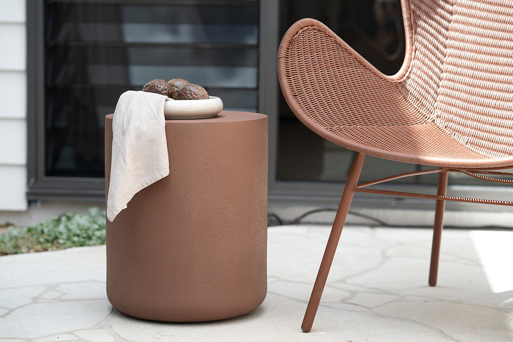 Terra Outdoor SideTable - Brique - 37cm