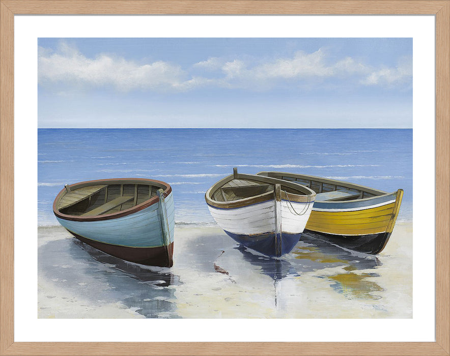 Three Boats Wall Art