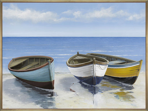 Three Boats Wall Art