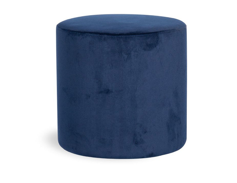 Tito Ottoman -Navy Blue Velvet