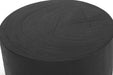 Tottori Stump Side Table - Black 35cm