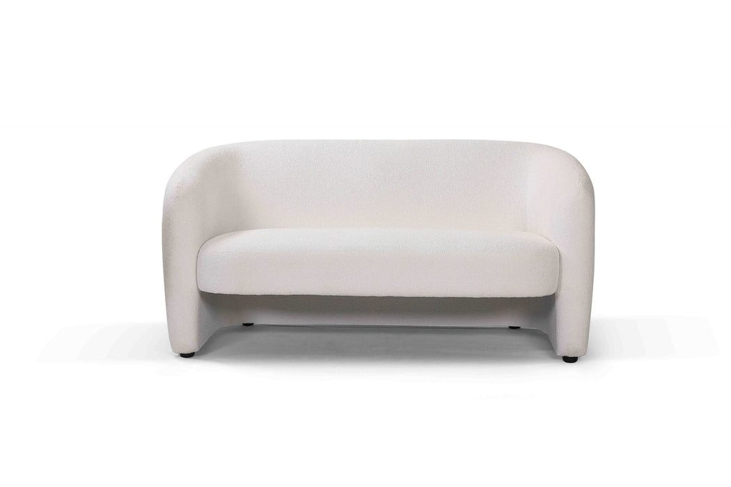 Tremayne 2 Seater Sofa White Boucle