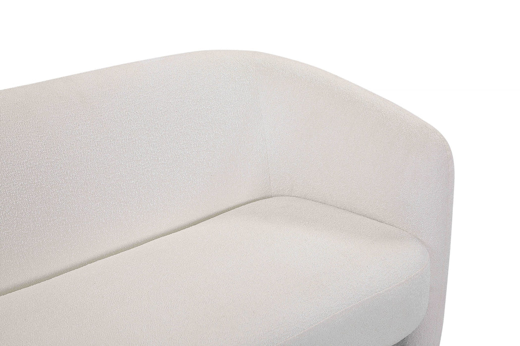 Tremayne 2 Seater Sofa White Boucle
