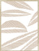 Tropical Flourish - Tawny Display Wall Art