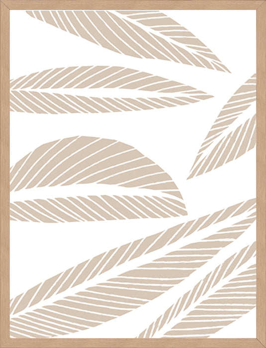 Tropical Flourish - Tawny Display Wall Art