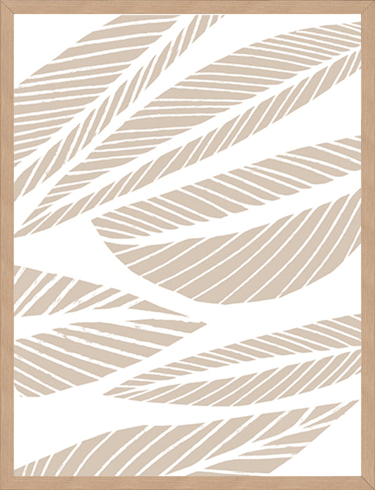 Tropical Flourish - Tawny Fan Wall Art
