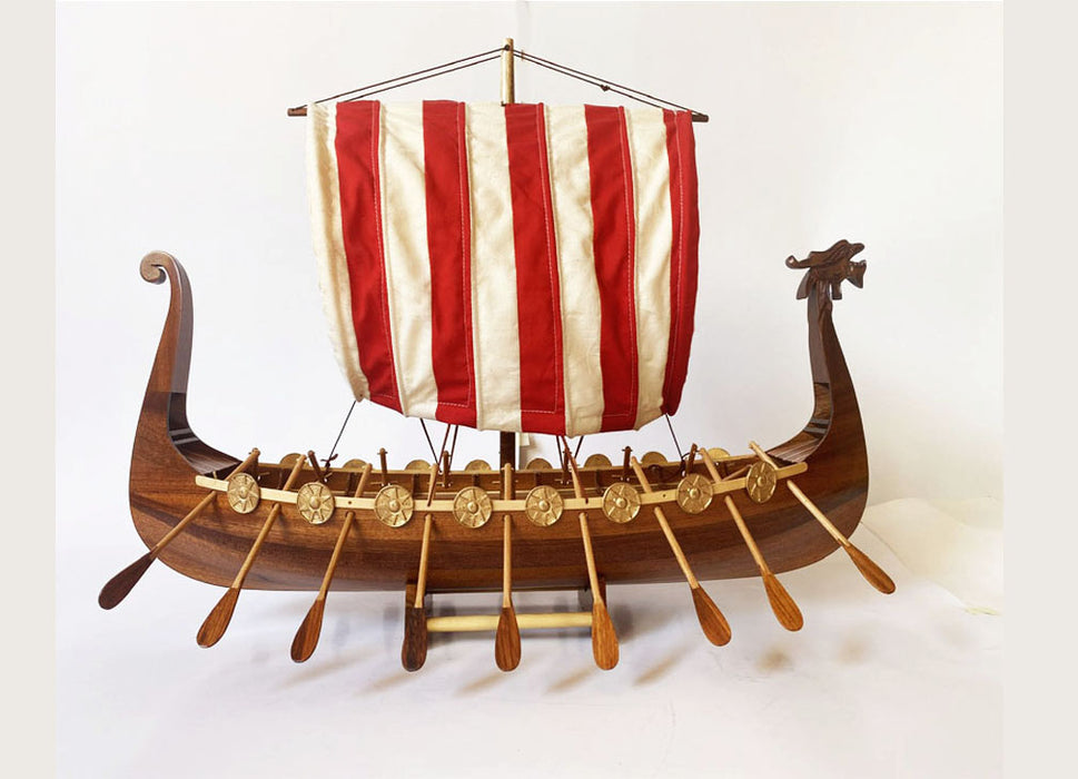 Drakkar Viking Longship, 40cm - Wood