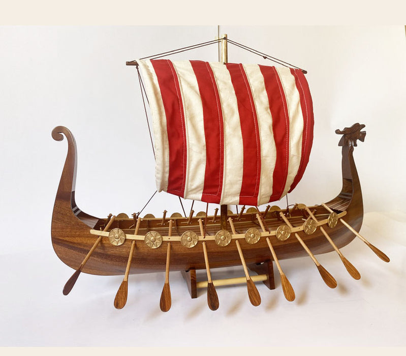 Drakkar Viking Longship, 40cm - Wood