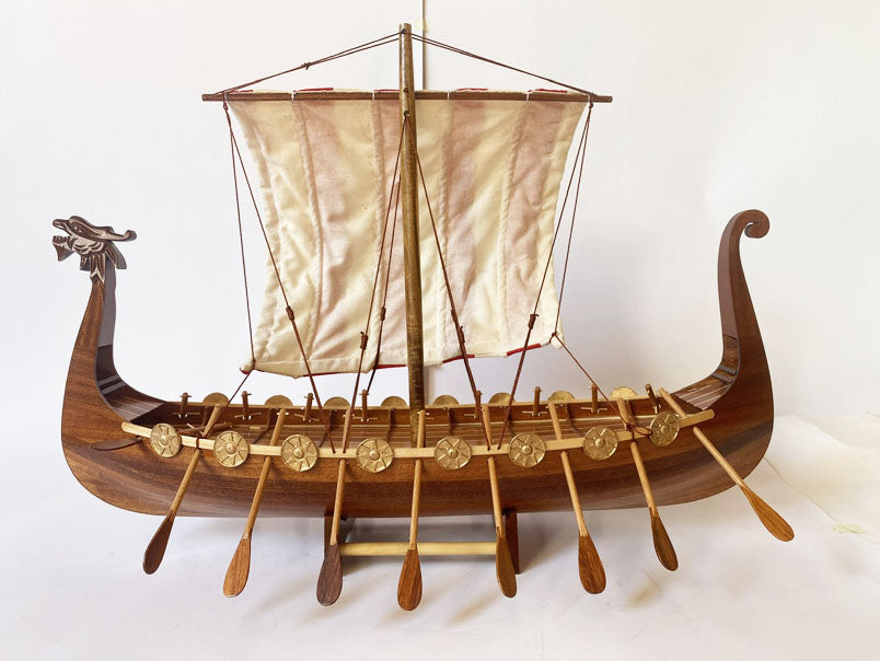 Drakkar Viking Longship, 40cm - Wood