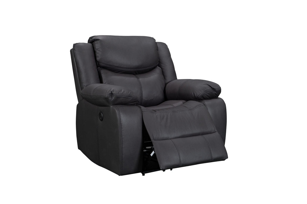 Urban 1 Seater Motion Recliner Black Technology Fabric