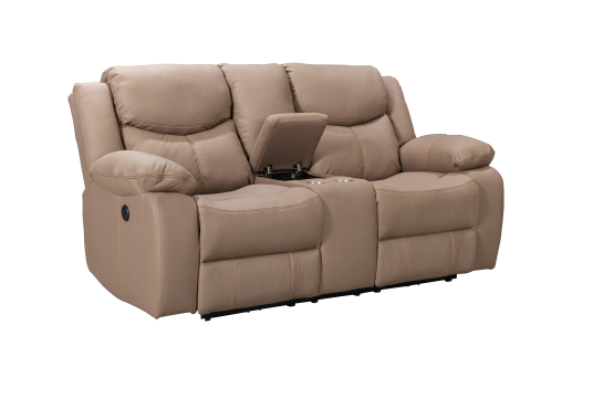 Urban 2 Seater Motion Recliner Brown Technology Fabric