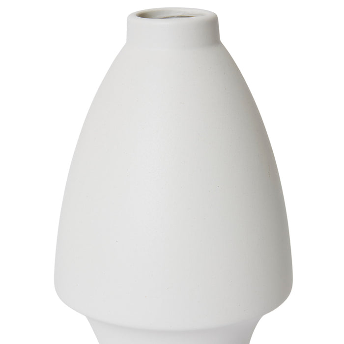 Evie Vase - Off White, 23cm (H)