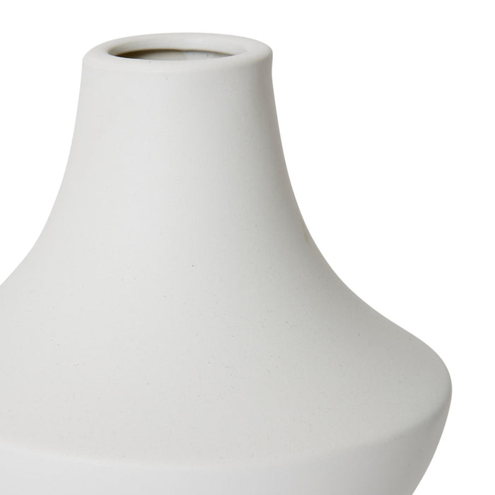 Elyse Vase - Off White, 18cm (H)