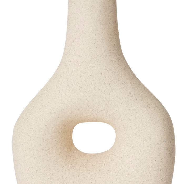 Alina Vase - Cream, 23cm (H)