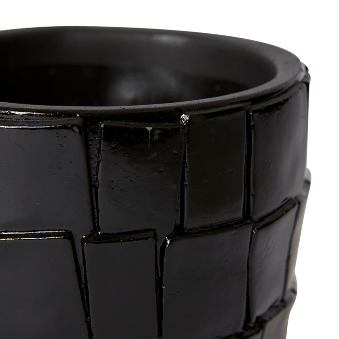 Peyton Pot - Black, 10cm (H)