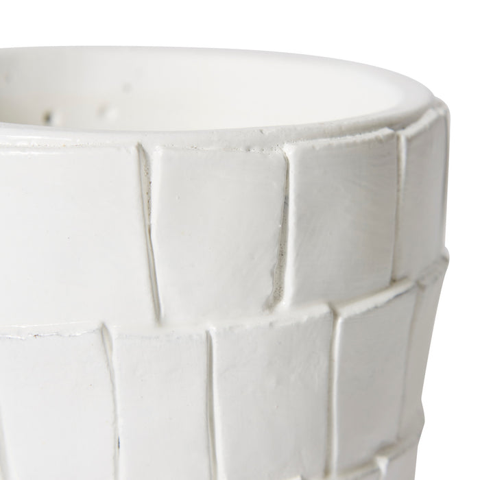 Peyton Pot - White, 10cm (H)