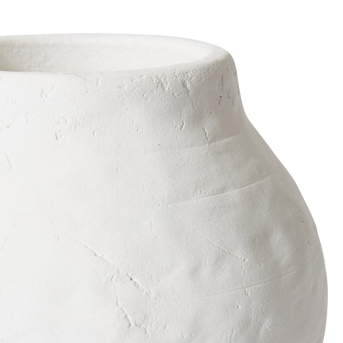 Reagan Tall Pot - White, 23cm (H)