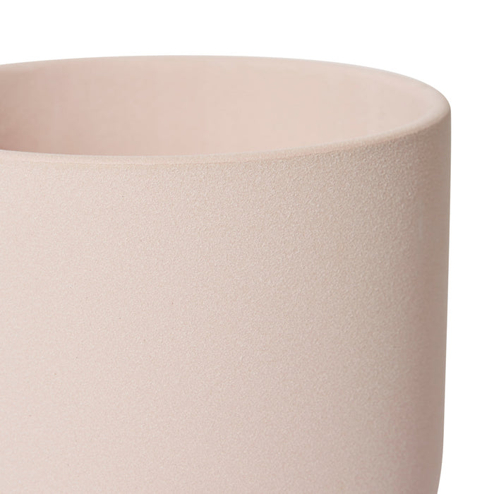 Daylen Pot w Saucer - Pink, 24cm (H)